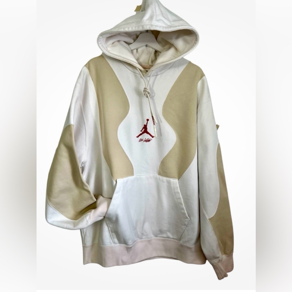 NIKE Air Jordan X Off- White Sail University Red Hoodie